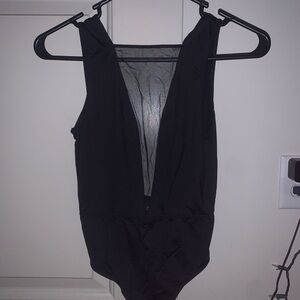 Black Sheer Bodysuit